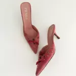 Multicolored floral stiletto heels